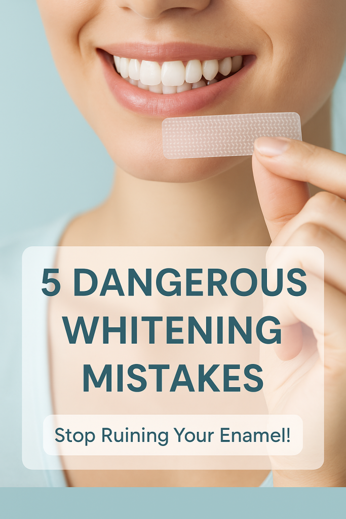 5 Dangerous Teeth Whitening Mistakes