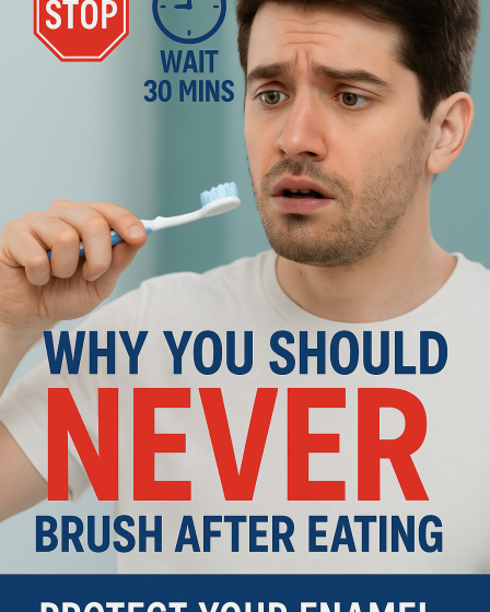 Why You Should Never Brush Immediately After Eating